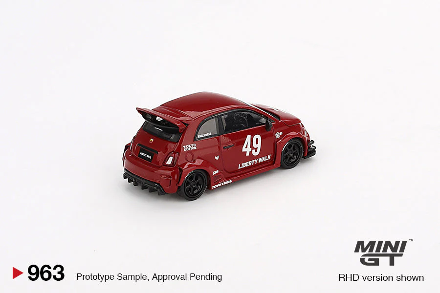 Mini GT - LB-WORKS x Abas Works ABARTH 595 Red - Scala 1/64 MGT00963-L - Image 4