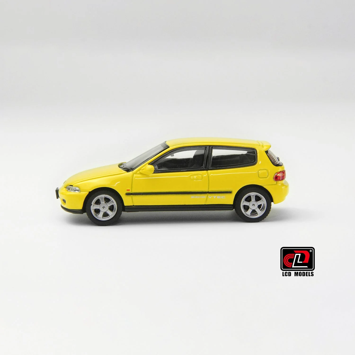 LCD Models - Honda CIVIC SiR II(EG6) Yellow - Scala 1/64 LCD64034-YE - Image 6