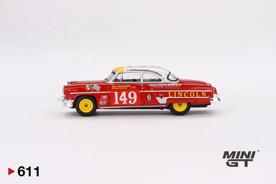 Mini GT - Lincoln Capri 1954 Carrera Panamericana Class Winner #149 LHD - Scala 1/64 MGT00611 - Image 4