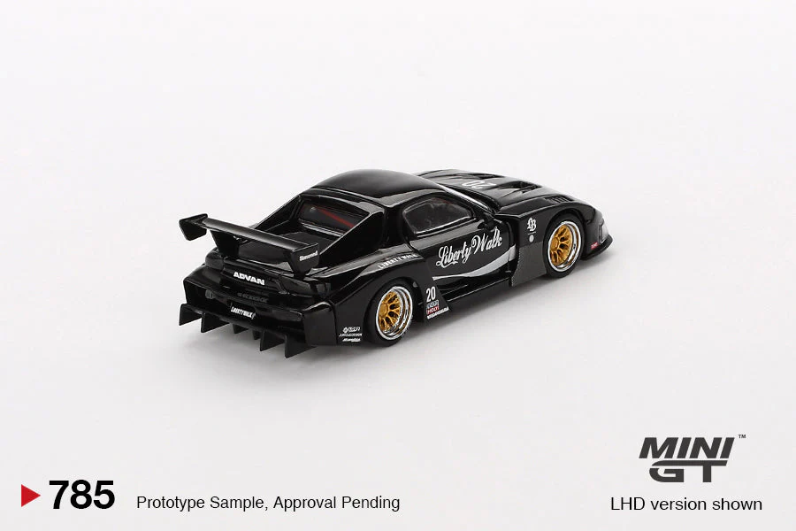 Mini GT - MAZDA RX-7 LB-Super Silhouette Liberty Walk Black - Scala 1/64 MGT00785-L - Image 3