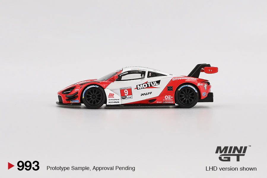 Mini GT - McLaren 720S GT3 Evo Pfaff Motorsports 2024 IMSA Laguna Seca - Scala 1/64 MGT00993-L - Image 3