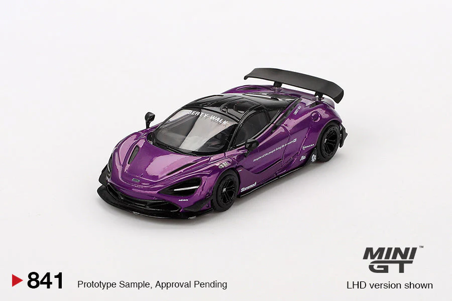 Mini GT - McLaren 720S LB★Works Purple - Scala 1/64 MGT00841-L