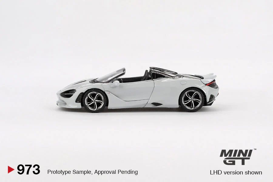 Mini GT - McLaren 750S Spider Cirrus Grey 2024 - Scala 1/64 MGT00973-L - Image 3