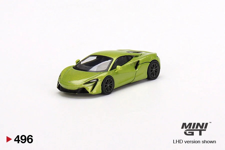 Mini GT - McLaren Artura Flux Green - Scala 1/64 MGT00496 - Image 4