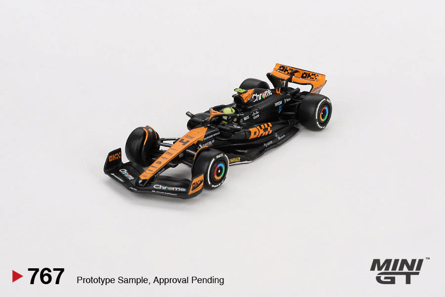 Mini GT - McLaren MCL60 #4 Lando Norris 2023 F1 2023 Japanese GP 2nd Place - Scala 1/64 MGT00767-L