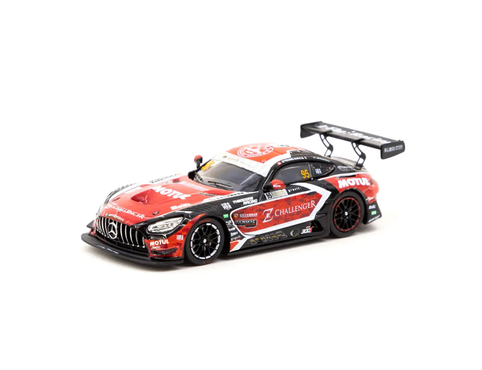 Tarmac Works - Mercedes-AMG GT3 Macau GT Cup 2021-Race 1 Craft-Bamboo Racing - HOBBY64 - Scala 1/64 T64-062-21MGP95A