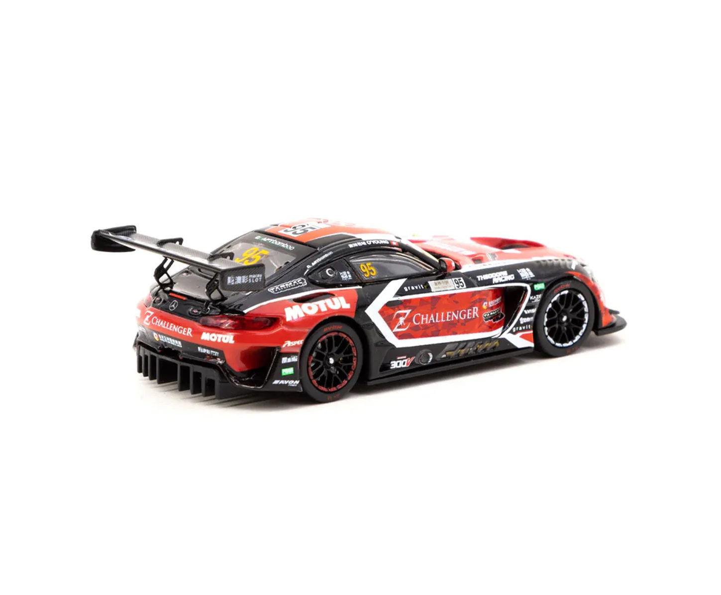 Tarmac Works - Mercedes-AMG GT3 Macau GT Cup 2021-Race 1 Craft-Bamboo Racing - HOBBY64 - Scala 1/64 T64-062-21MGP95A - Image 2