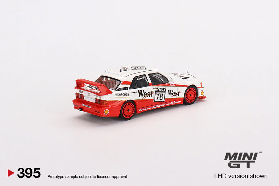 Mini GT - Mercedes-Benz 190E 2.5 16 Evolution II 1991 DTM #78 Lohr MiJo Exclusives - Scala 1/64 MGT00395-MJ - Image 4