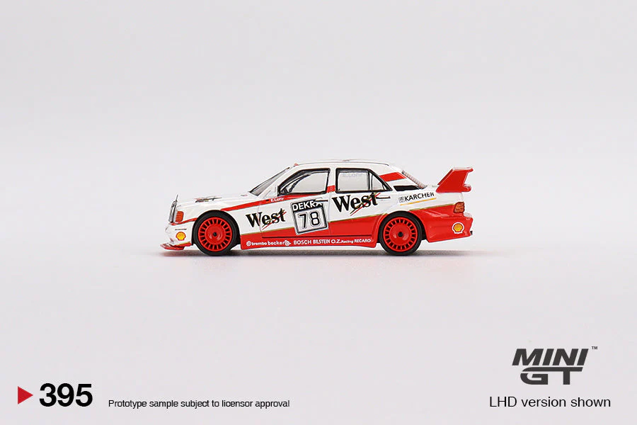 Mini GT - Mercedes-Benz 190E 2.5 16 Evolution II 1991 DTM #78 Lohr MiJo Exclusives - Scala 1/64 MGT00395-MJ - Image 5