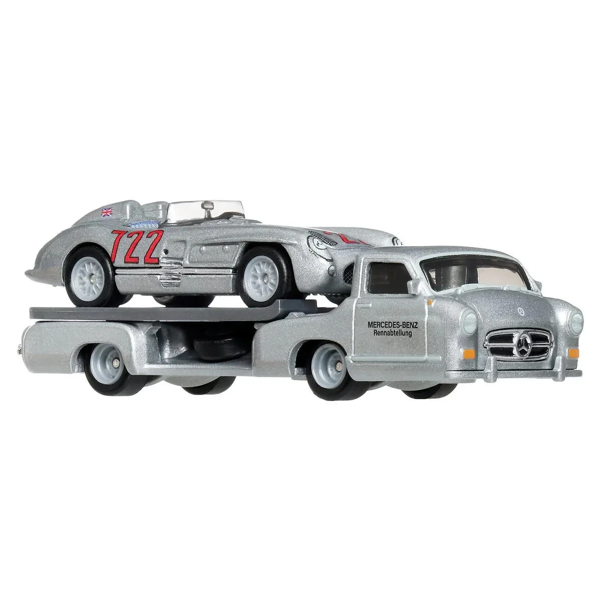 Hot Wheels Premium - Mercedes-Benz 300 SLR + Renntransporter - Series Car Culture Team Transport - Scala 1/64 - Image 2