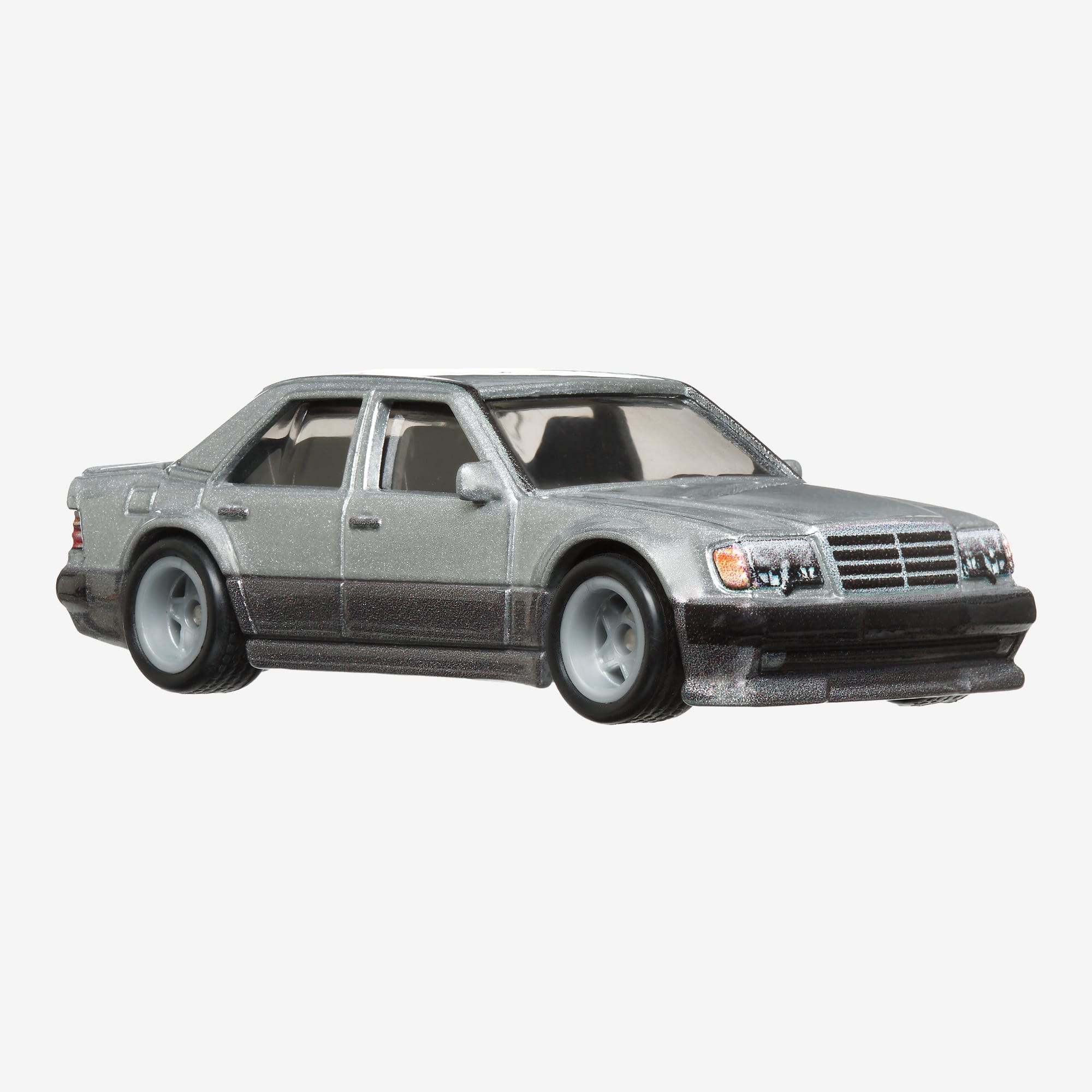 Hot Wheels Premium Mercedes-Benz 500E Silver - Series Car Culture - Scala 1/64 - Image 2