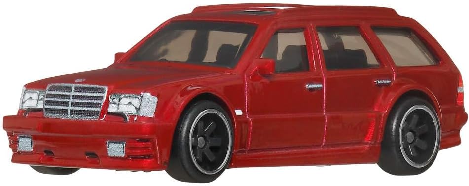 Hot Wheels Premium - Mercedes-Benz E 36 AMG 36 Red Fast Wagons Series - Series Car Culture - Scala 1/64 - Image 2