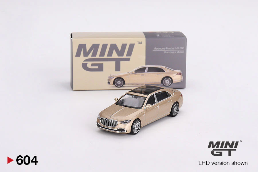 Mercedes-Maybach S680 Champagne Metallic - Mini GT - Scala 1/64 MGT00604-L - Image 2