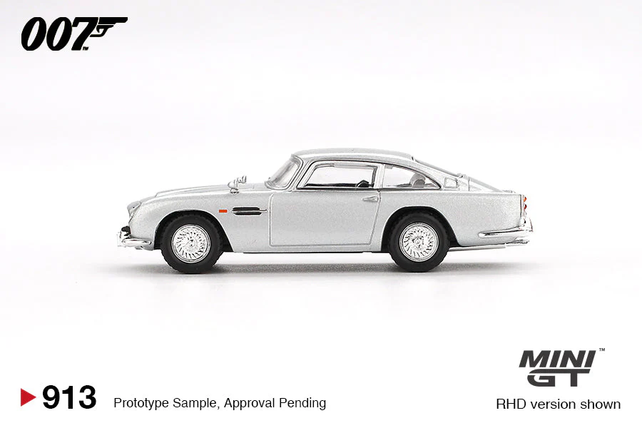 Mini GT - Aston Martin DB5 Skyfall movie 007 James Bond - Scala 1/64 MGT00913-007S  Spanish Packaging - Image 4
