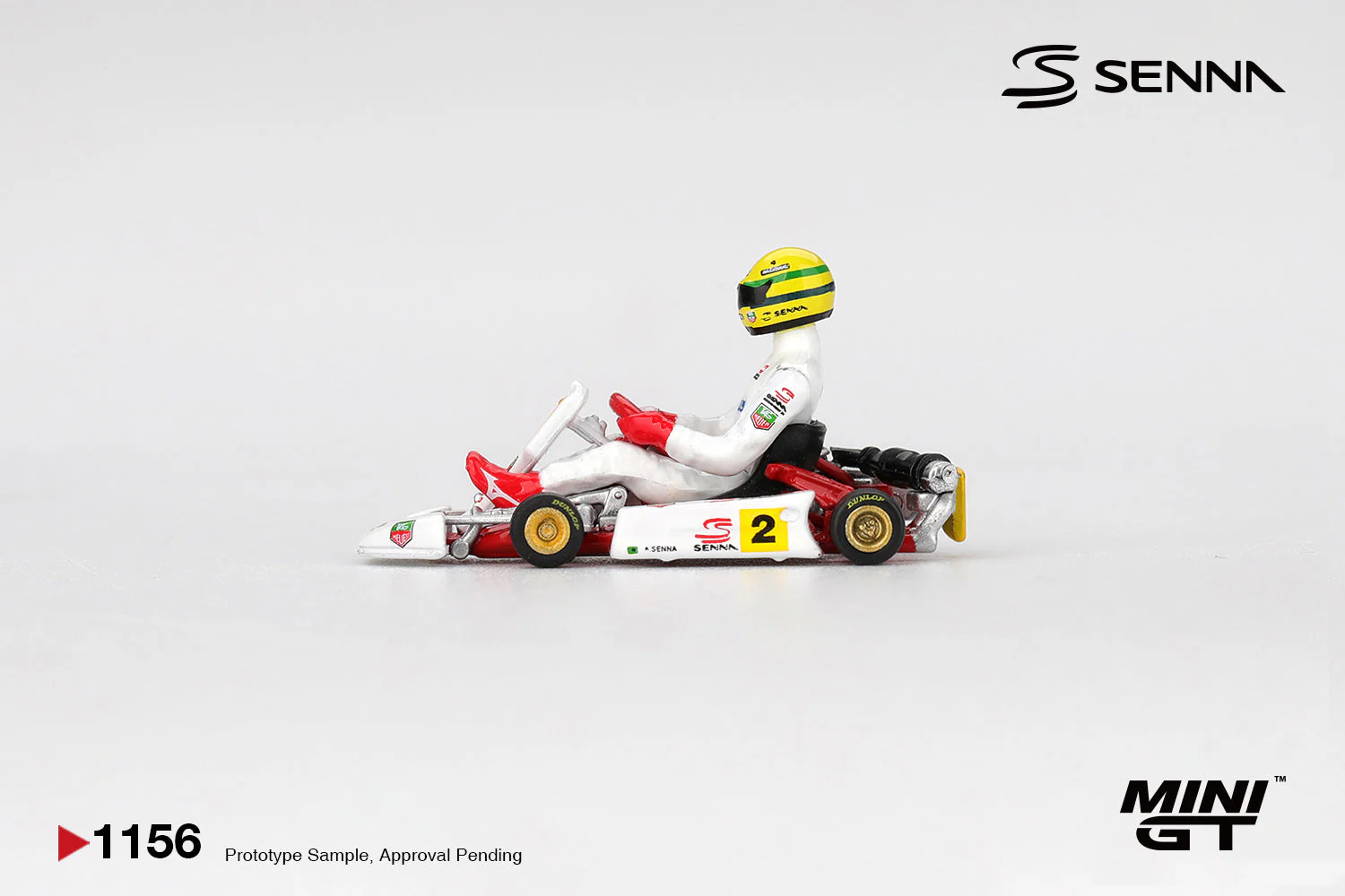 [PRE-ORDER] - Mini GT - Ayrton Senna Kart Formula K #2 AYRTON SENNA DA SILVA MASTERS OF PARIS-BERCY 1993 - Scala 1-64   MGT01156-L - Image 3