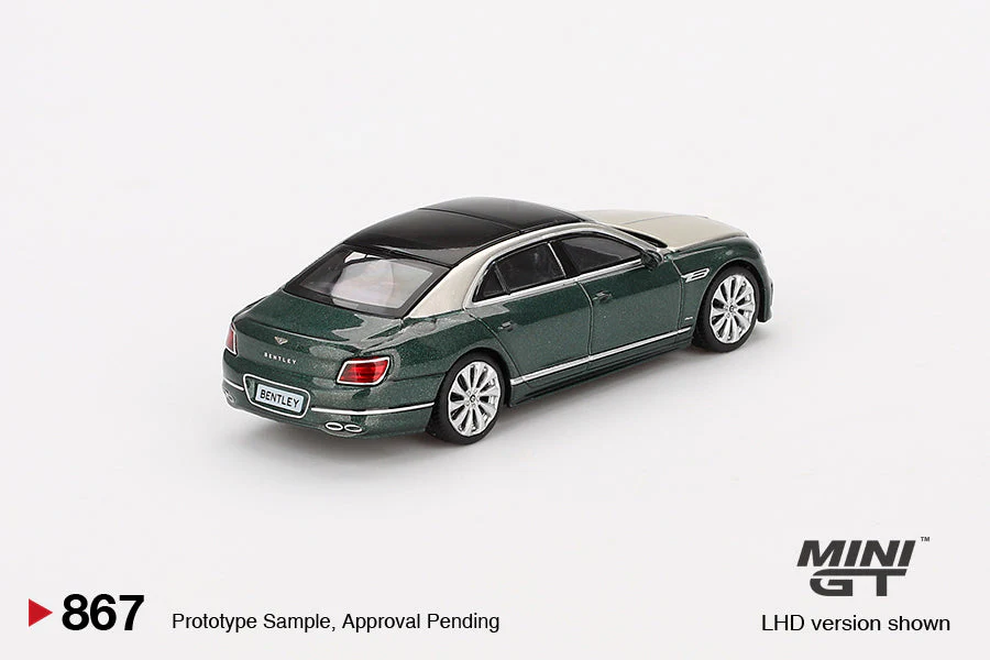 Mini Gt - Bentley Flying Spur White Sand Verdant - Scala 1/64 MGT00867-L - Image 2