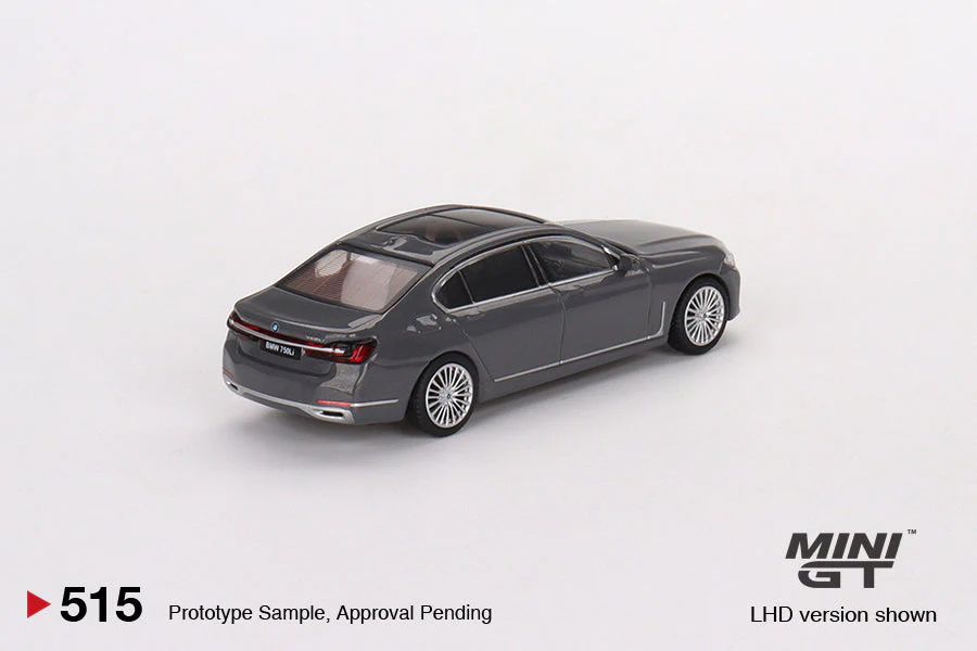 Mini GT - BMW 750Li xDrive Bernina Grey Amber Effect - Scala 1/64 MGT00515-R RHD - Image 3