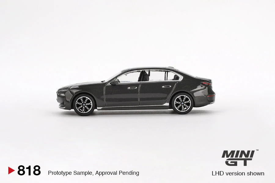 Mini GT - BMW i7 xDrive60 Dravit Grey - Scala 1/64 MGT00818-L - Image 3