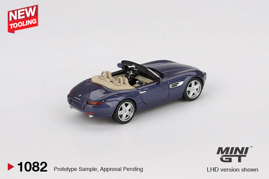 Mini GT - BMW Z8 Alpina Alpine Blue - Scala 1/64 MGT01082-L - Image 3