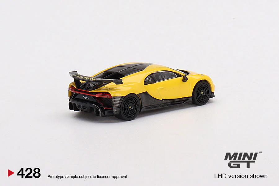 Mini GT - Bugatti Chiron Pur Sport Yellow - Scala 1/64 MGT00428-L - Image 3
