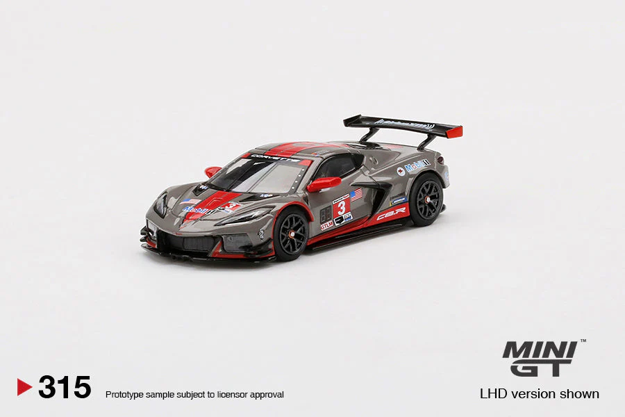 Mini GT - Chevrolet Corvette C8.R #3 Corvette Racing 2021 IMSA Sebring 12 Hrs - Scala 1/64 MGT00315-L