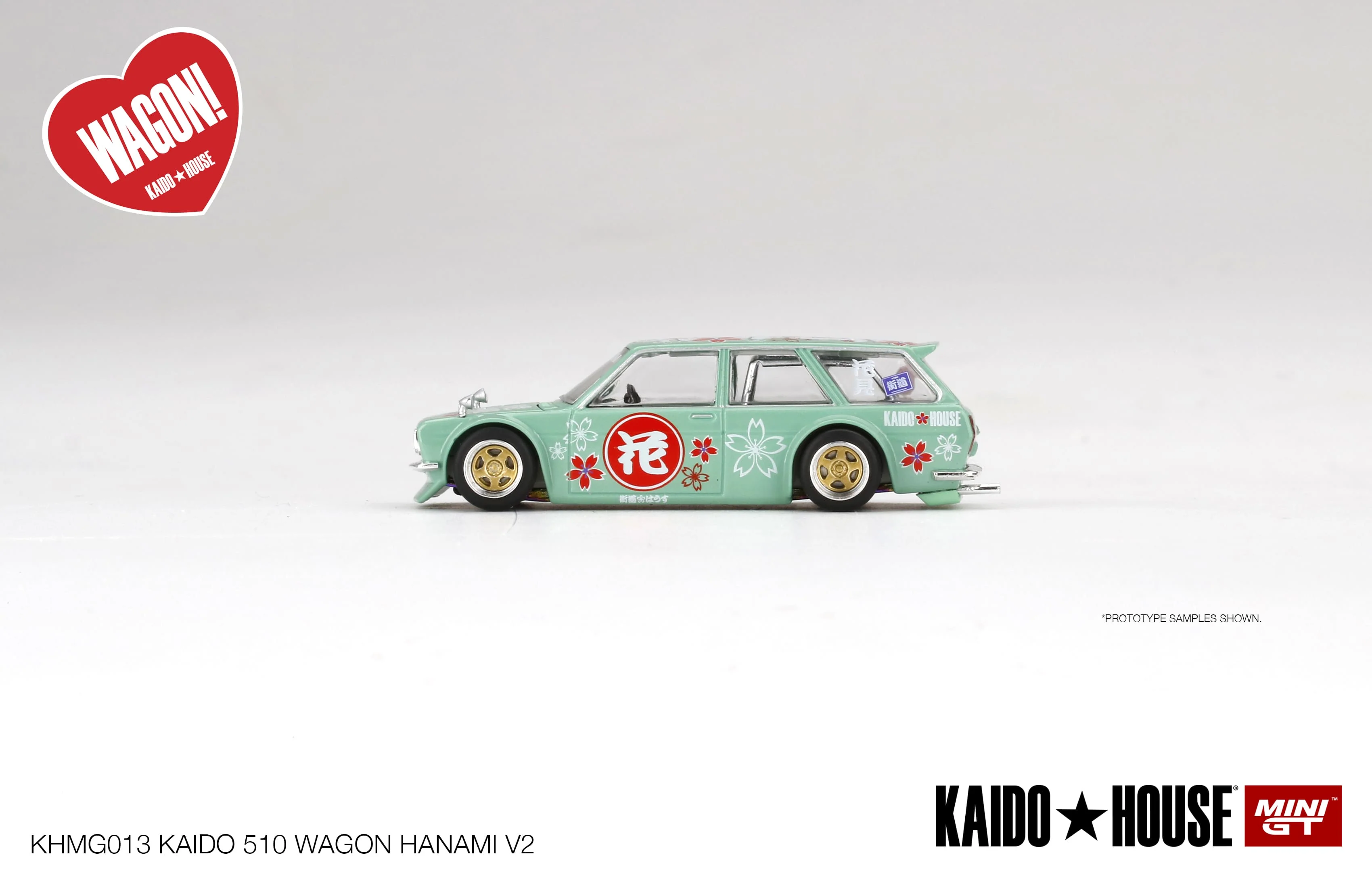 Mini GT - Datsun KAIDO 510 Wagon Hanami V2 - KAIDO HOUSE - Scala 1/64 KHMG013 - Image 2