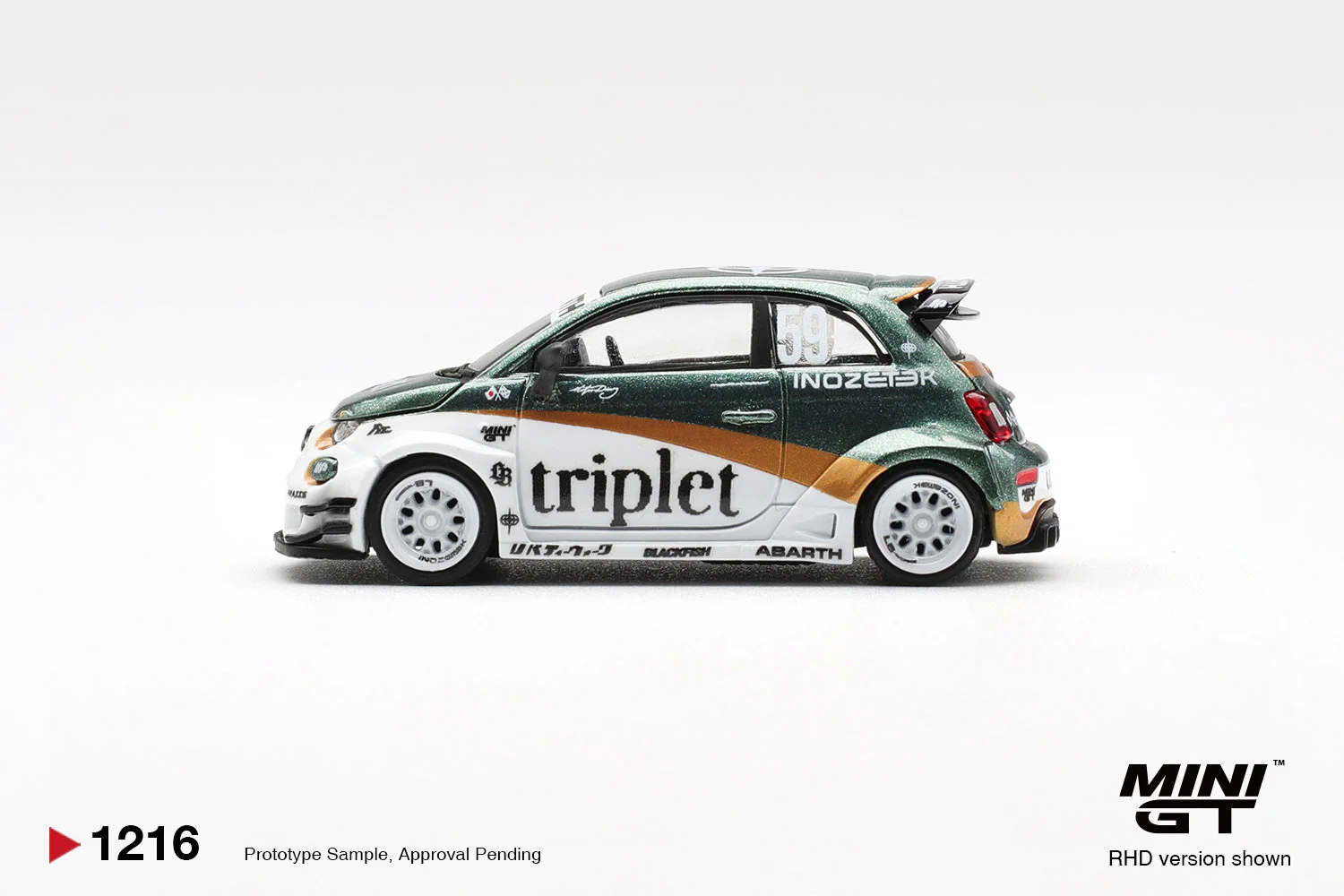 [PRE-ORDER] - Mini GT - Fiat 595 Abarth LB-WORKS TY Edition 2026 - Scala 1/64 MGT01216-R - Image 3