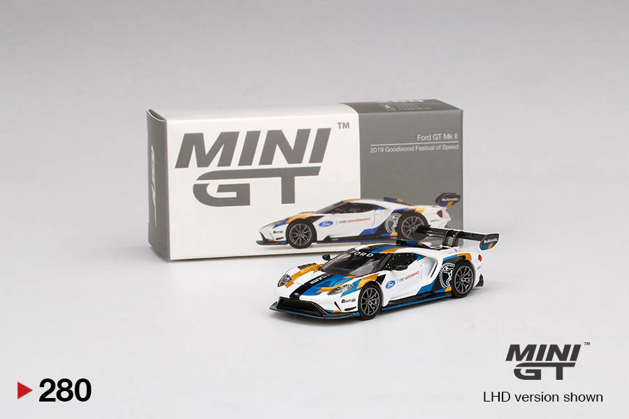 Mini Gt - Ford GT MK II 2019 Goodwood Festival of Speed - Scala 1/64 MGT00280-L - Image 2