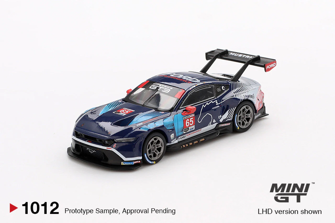 Mini Gt - Ford Mustang GT3 #65 Ford Multimatic Motorsports IMSA Daytona 24 Hrs 2024 - Scala 1/64 MGT01012-L