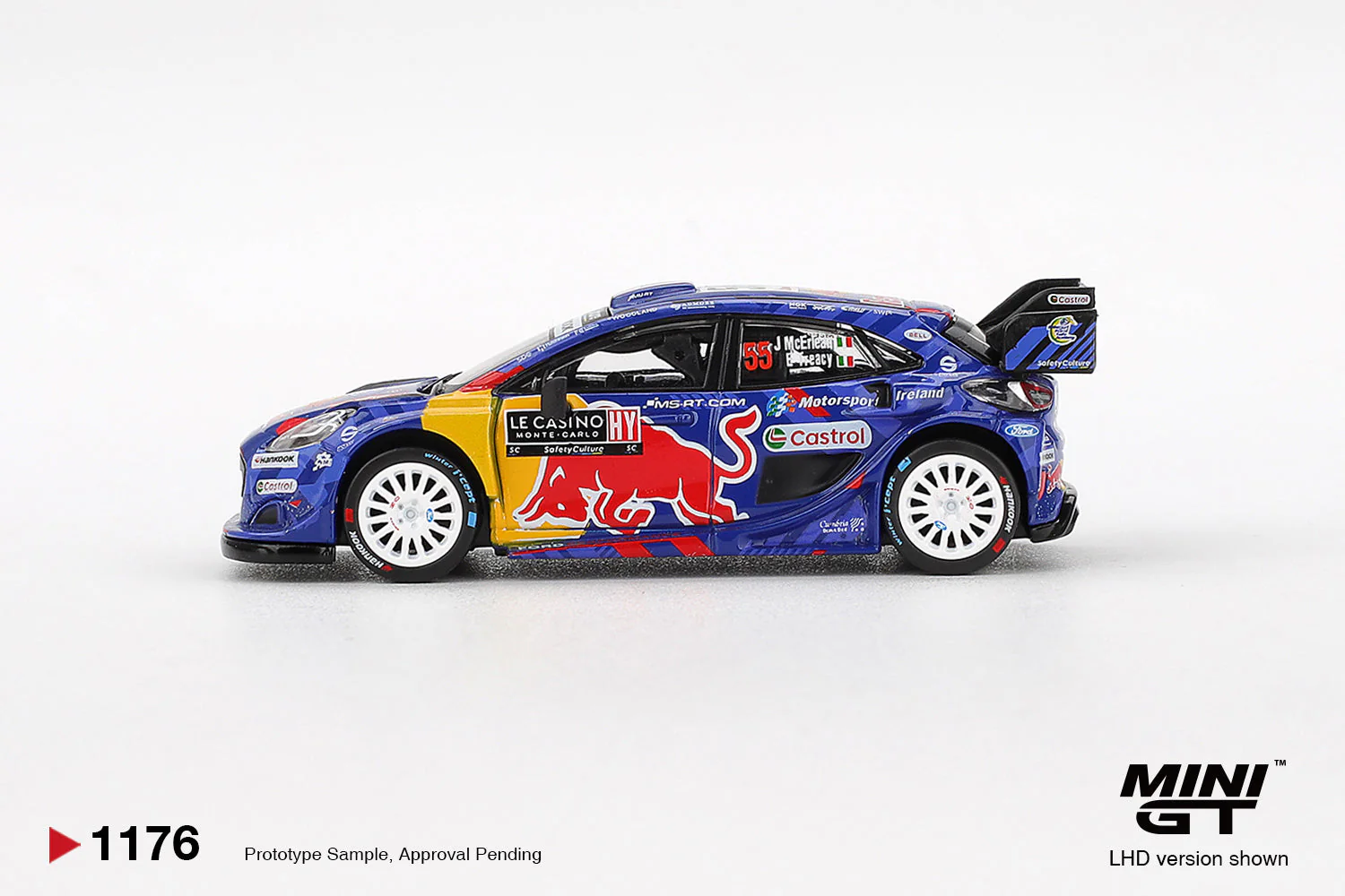 [PRE-ORDER] - Mini GT - Ford Puma Rally1 #55 M-Sport Ford WRT 2025 Rally Monte-Carlo 2025 - Scala 1-64 MGT01176-L - Image 3
