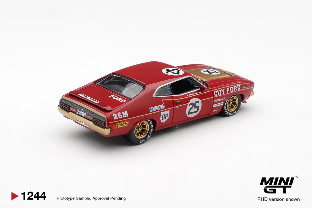 [PRE-ORDER] Mini GT - Ford XB Falcon GT - #25, Allan Moffat - Ian "Pete" Geoghegan - 1975 Bathurst 1000 - Scala 1/64 MGT01244-R - Image 2