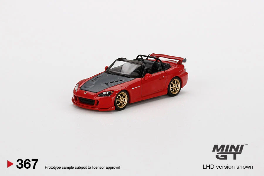 Mini GT - Honda S2000 (AP2) MUGEN New Formula Red RHD - Scala 1/64 MGT00367-R