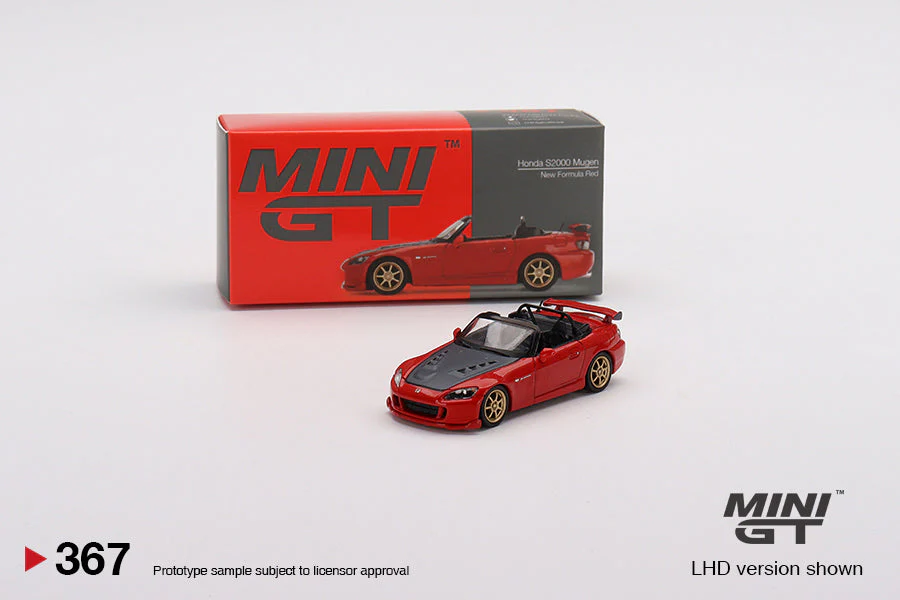 Mini GT - Honda S2000 (AP2) MUGEN New Formula Red RHD - Scala 1/64 MGT00367-R - Image 2