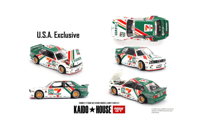 Mini GT - BMW M3 KAIDO WORKS Larry Chen V1 USA Exclusive - Kaido House - Scala 1/64 KHMG217