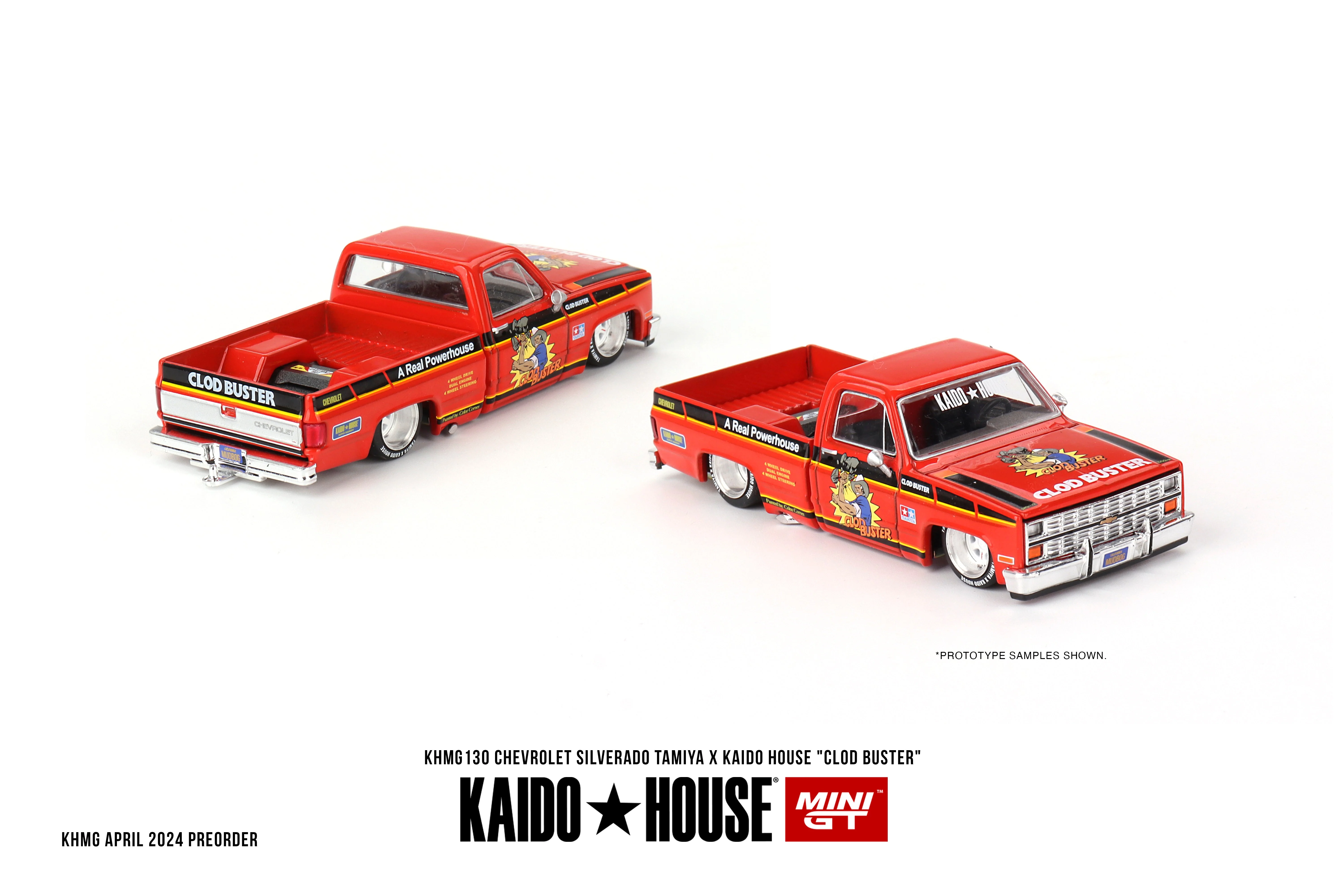 Mini GT - Chevrolet Silverado TAMIYA x KAIDO HOUSE "Clod Buster" - KAIDO HOUSE - Scala 1/64 KHMG130 - Image 2