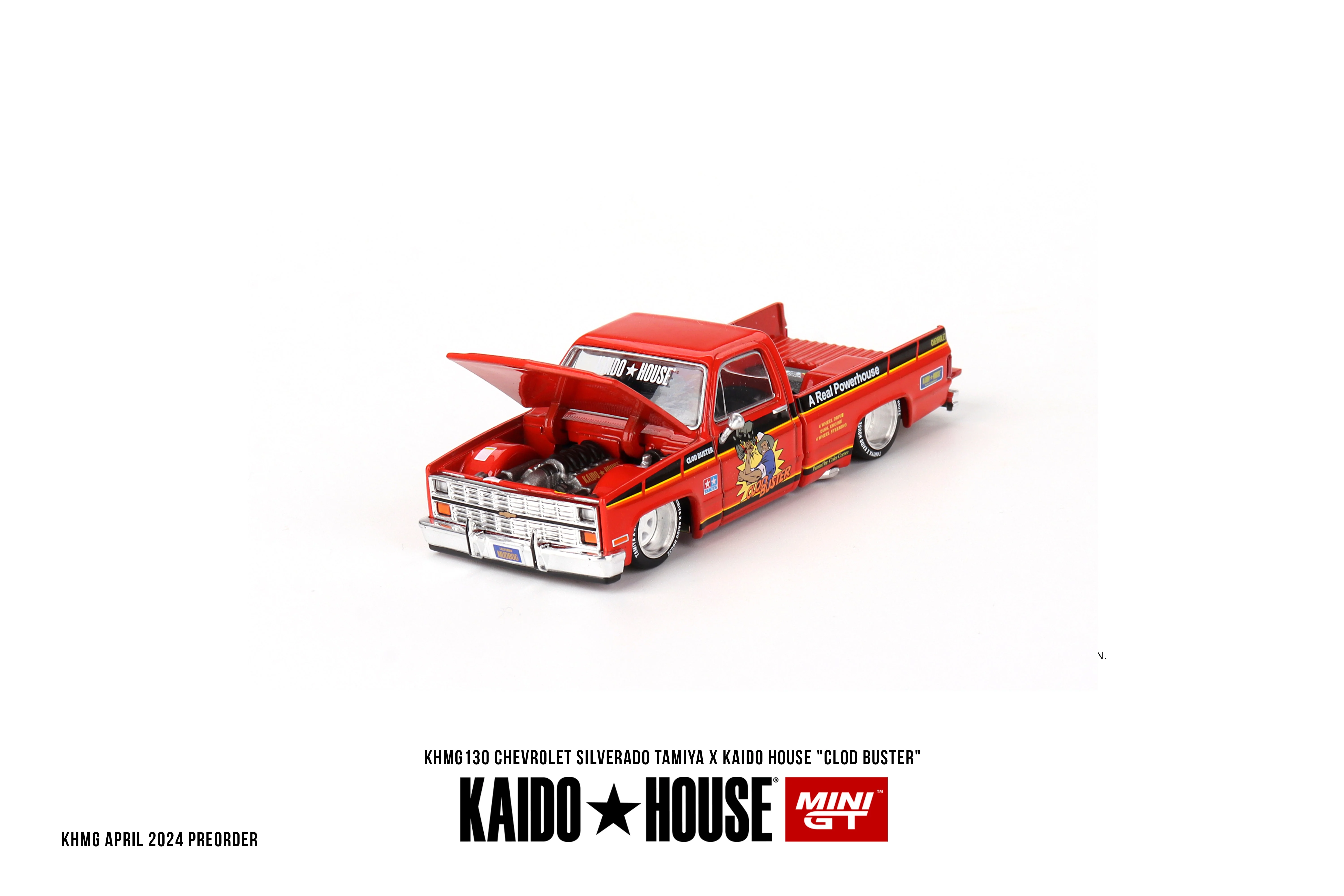 Mini GT - Chevrolet Silverado TAMIYA x KAIDO HOUSE "Clod Buster" - KAIDO HOUSE - Scala 1/64 KHMG130 - Image 3