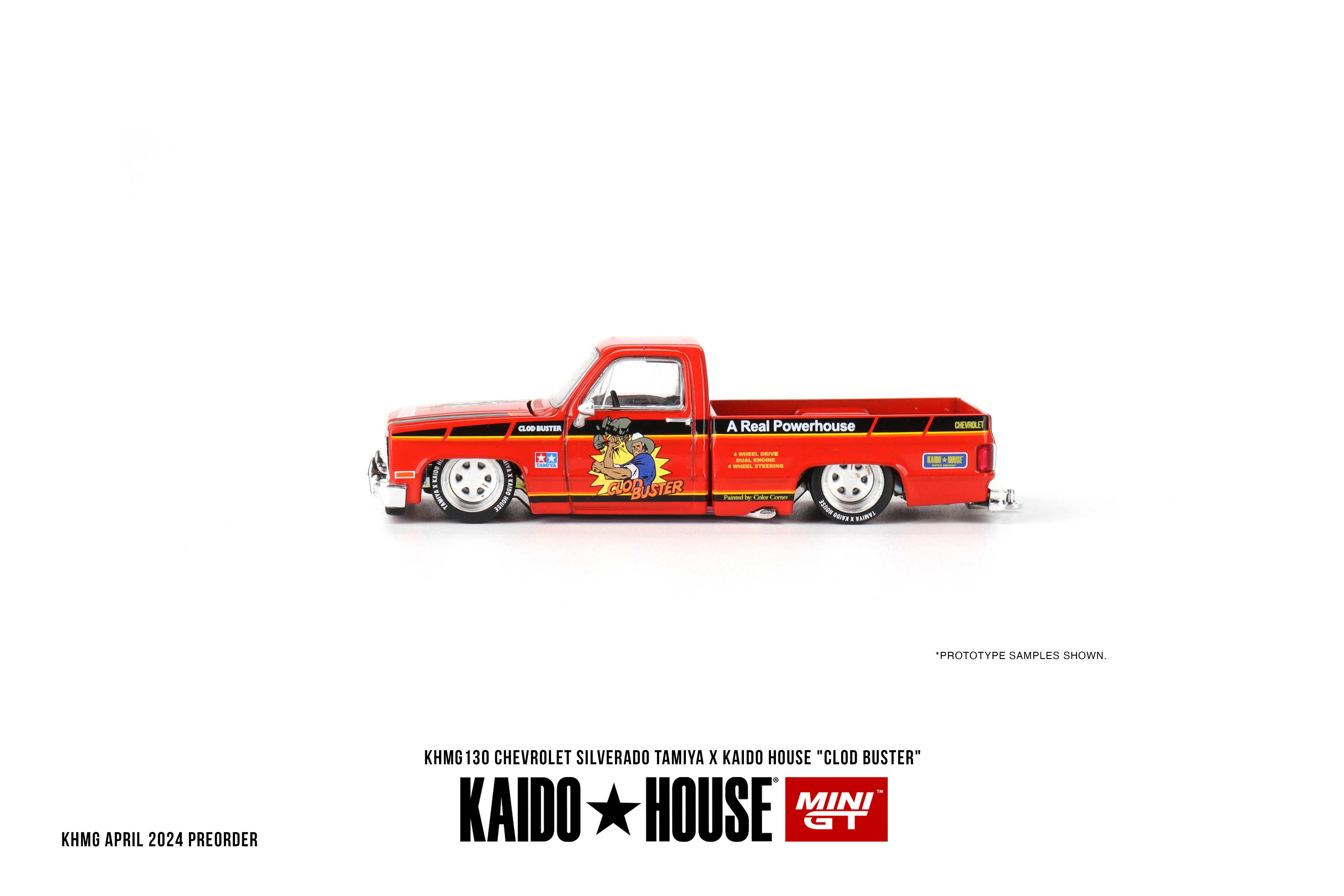 Mini GT - Chevrolet Silverado TAMIYA x KAIDO HOUSE "Clod Buster" - KAIDO HOUSE - Scala 1/64 KHMG130 - Image 4
