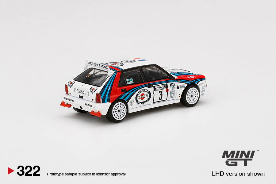 Mini GT - Lancia Delta HF Integrale Evoluzione 1992 Rally 1000 Lakes Winner #3 - Scala 1/64 MGT00322 - Image 3