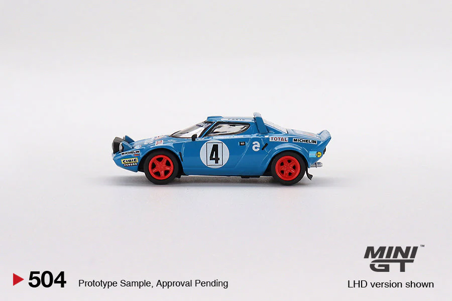 Mini GT - Lancia Stratos HF 1979 Rally MonteCarlo Winner #4 - Scala 1/64 MGT00504 - Image 2
