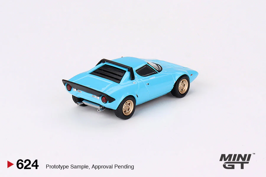 Mini GT - Lancia Stratos HF Stradale Azzuro Chiaro - Scala 1/64 MGT00624 - Image 3