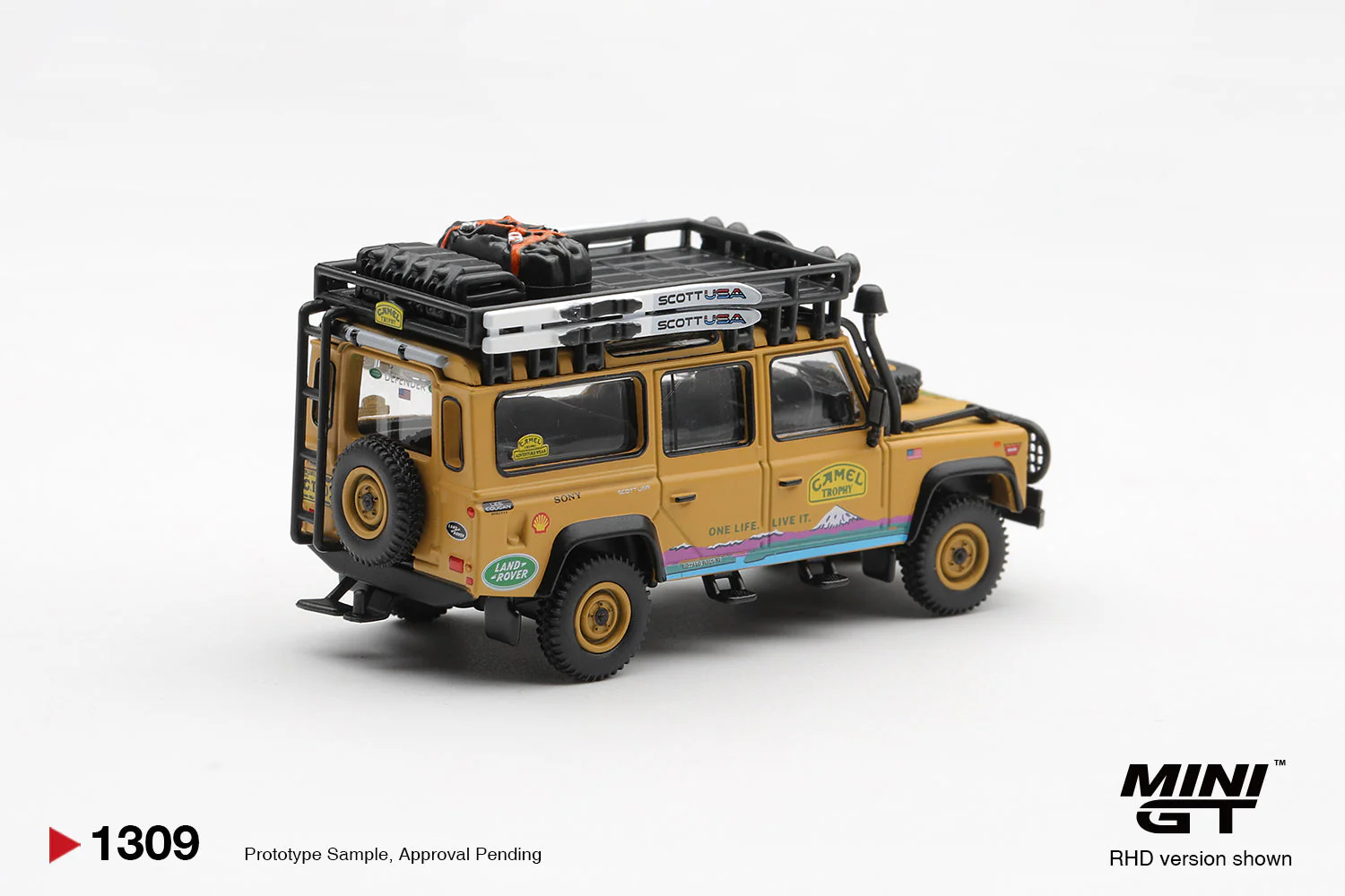 [PRE-ORDER] Mini GT - Land Rover Defender 110 Camel Trophy Tierra del Fuego CT10 Team USA 1998 – Scala 1/64 MGT01309-R - Image 2