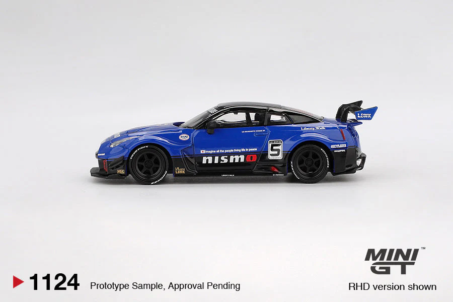 Mini GT - LB-Silhouette WORKS GT Nissan 35GT-RR Ver.2 Blue - Scala 1/64 MGT01124-L - Image 3