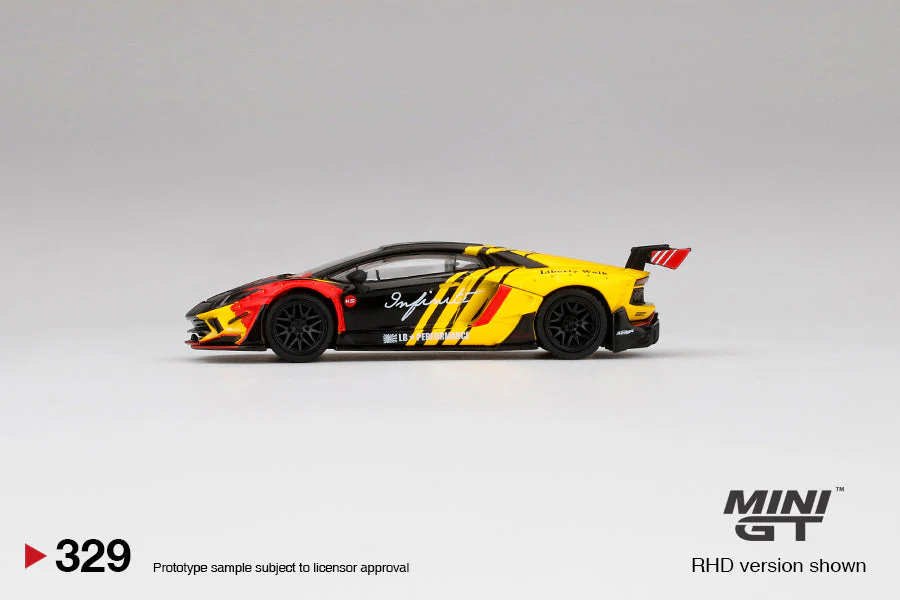 Mini Gt - LB★WORKS Lamborghini Aventador Limited Edition Infinite Motorsports - Scala 1/64 MGT00329-R - Image 4