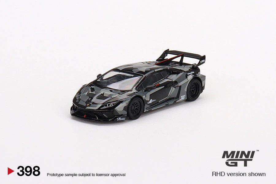 Mini Gt - LB★WORKS Lamborghini Huracán GT Digital Camouflage - Scala 1/64 MGT00398-L