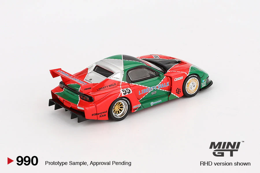 Mini GT LBWK Exclusives - Mazda RX-7 LB-Super Silhouette 787B 2024 - Scala 1/64 MGT00990-LB Blister Packaging Liberty Walk - Image 3