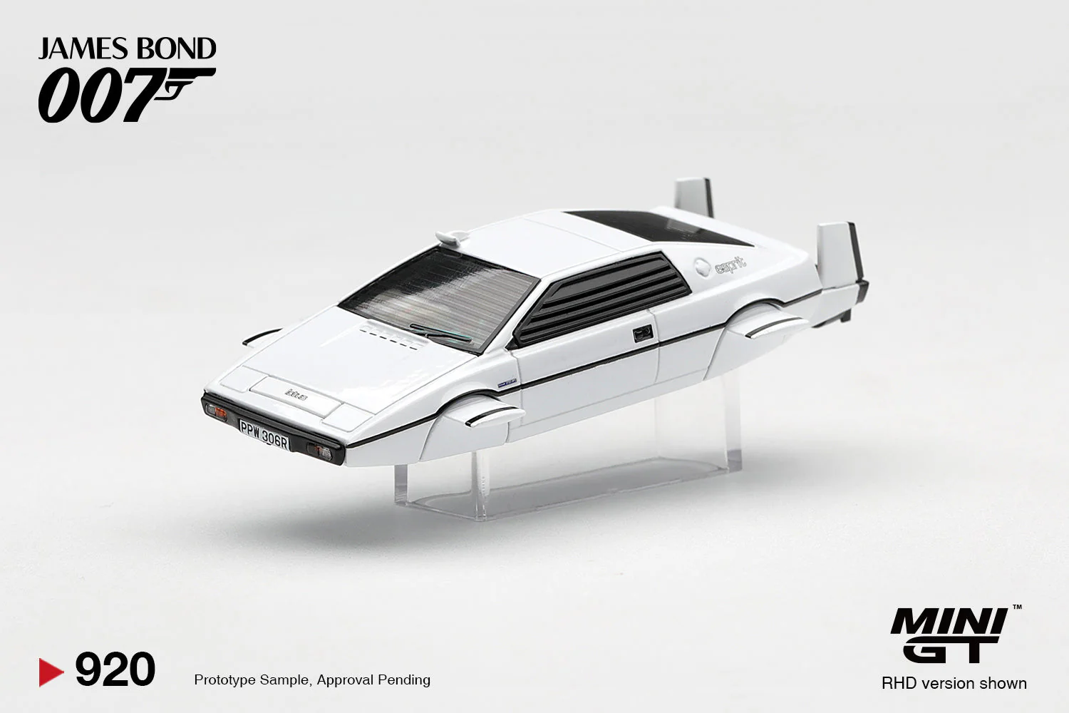 [PRE-ORDER] Mini GT - Lotus Esprit S1 Submarine The Spy Who Loved Me James Bond 007 movie 1977 - Scala 1/64 MGT00920-007H Hungarian Blister - Image 2