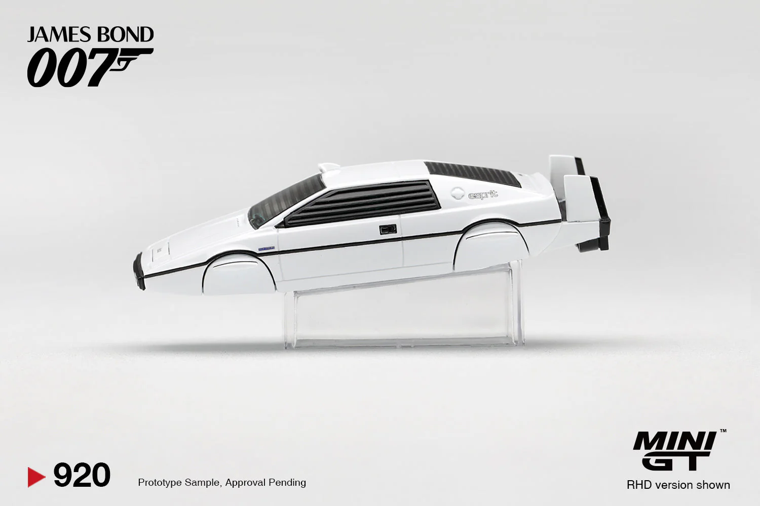 [PRE-ORDER] Mini GT - Lotus Esprit S1 Submarine The Spy Who Loved Me James Bond 007 movie 1977 - Scala 1/64 MGT00920-007H Hungarian Blister - Image 4