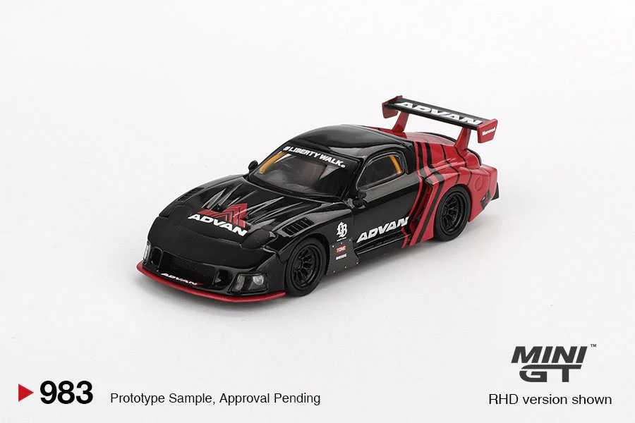 Mini GT - Mazda RX7 LB-Super Silhoutte Advan 2024 - Scala 1/64 MGT00983-L