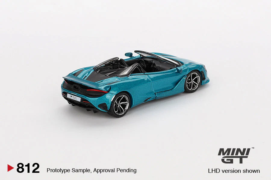 Mini GT - McLaren 750S Spider Belize Blue - Scala 1/64 MGT00812-L - Image 3