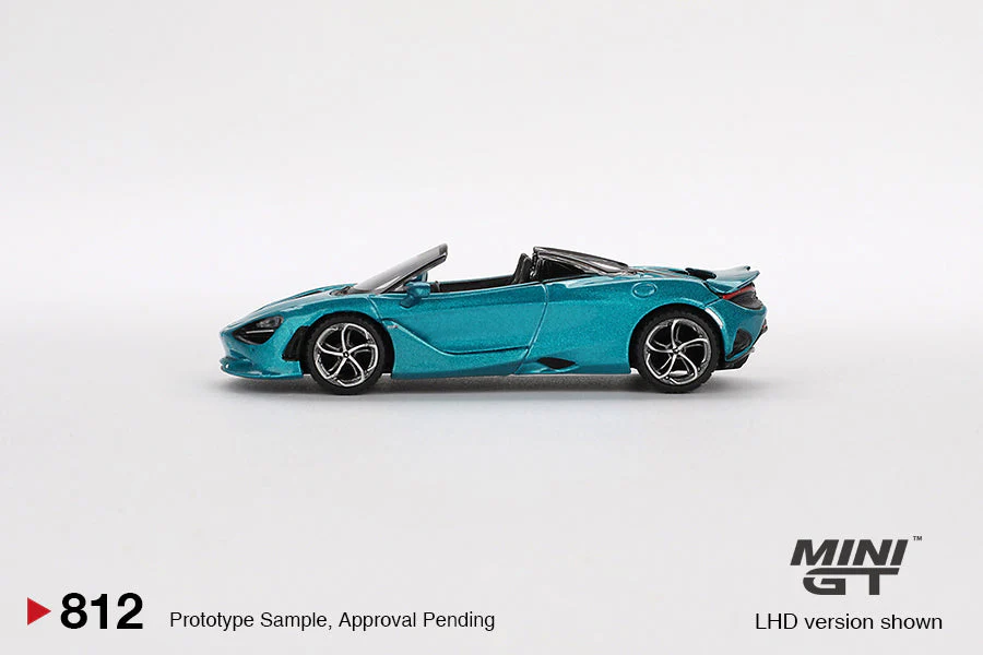 Mini GT - McLaren 750S Spider Belize Blue - Scala 1/64 MGT00812-L - Image 4